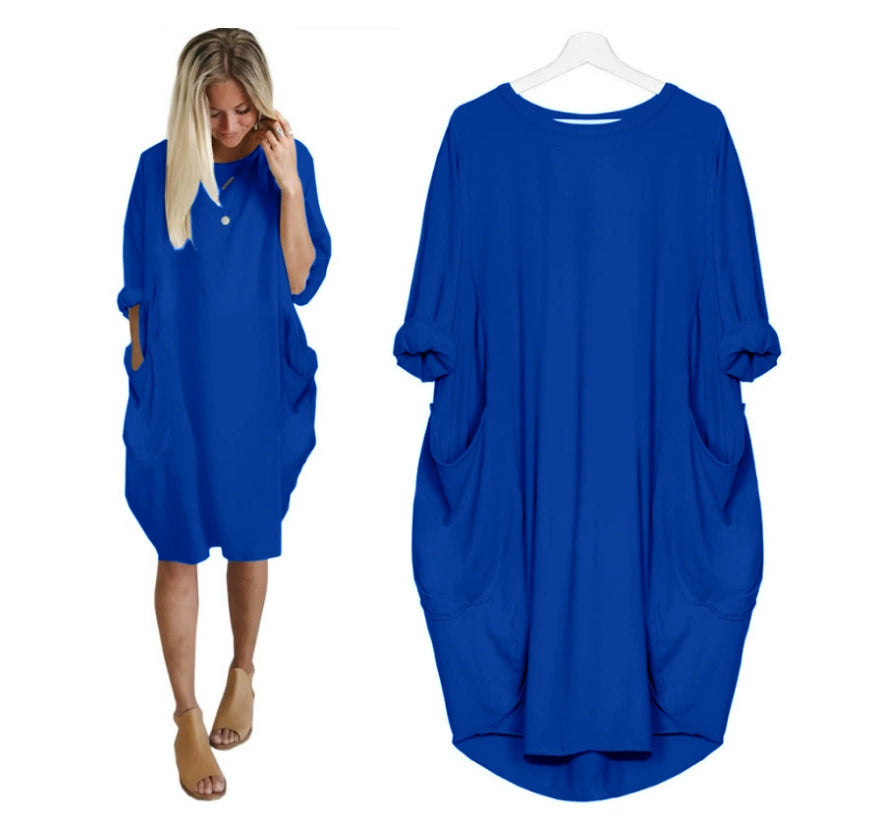 Women's Fashion Casual Mid-length Elegant Graceful Dress