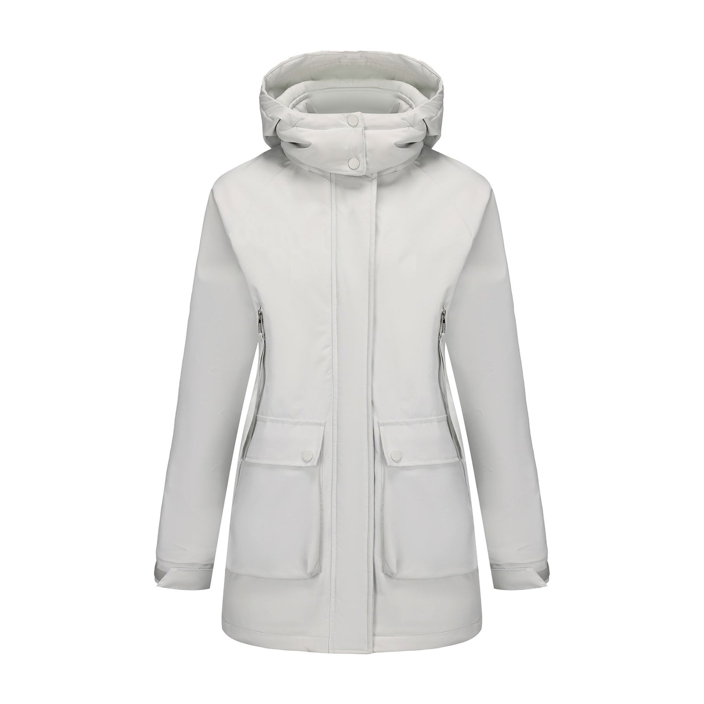Detachable Cap Parka Fleece Padded Shell Coats