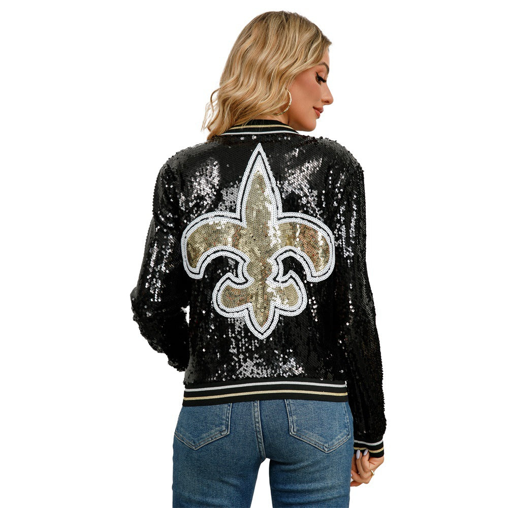 Women's Unique Classic Innovative Temperamental Sequined Jackets