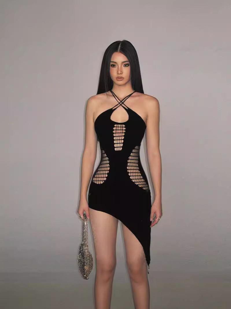 Women's Summer Sexy Cutout Slim Fit Sling Dress