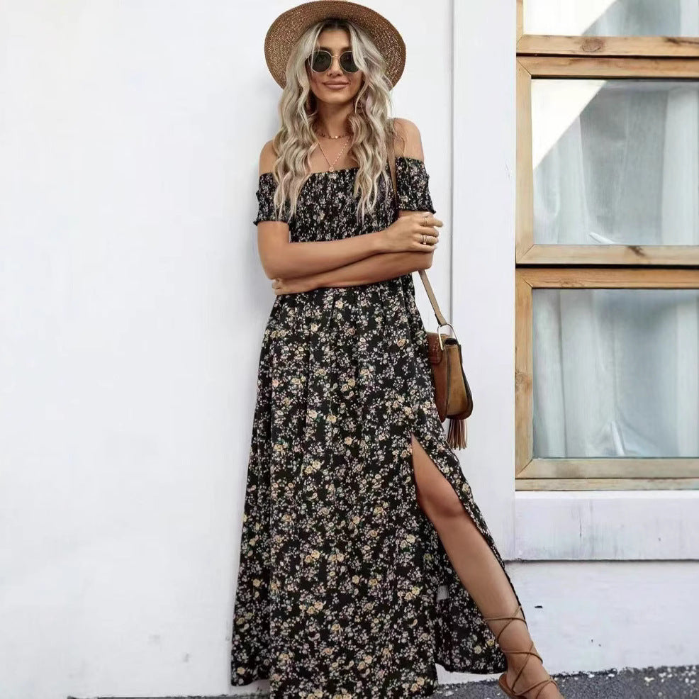 Women's Summer Fashion Bohemian Small Floral Dress