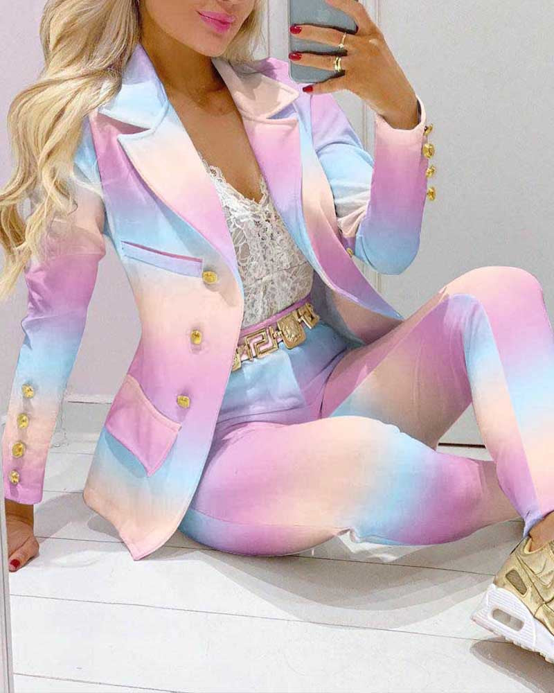 Women's Elegant Example Casual Fashion Set Suits