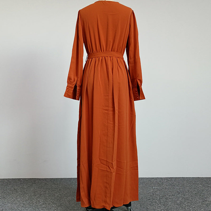 Women's Banquet Dress Swing High Waist Slit Dresses