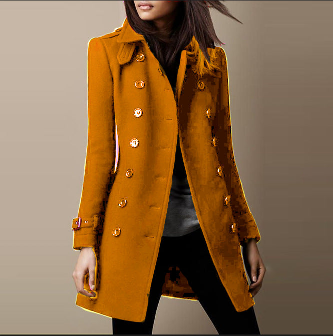 Women's Charming Attractive Hot Single Woolen Coats
