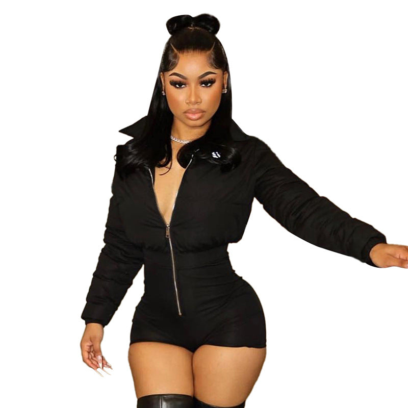 Versatile Beautiful Fashion One-piece Stretch Tight Jumpsuits