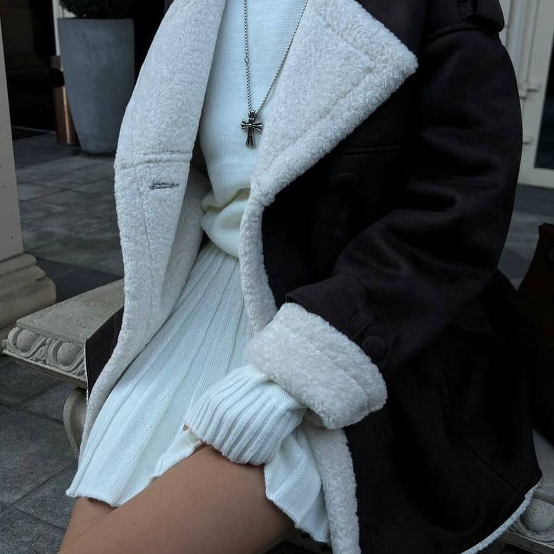 Women's Wear Leather Fur Integrated Casual Versatile Jackets