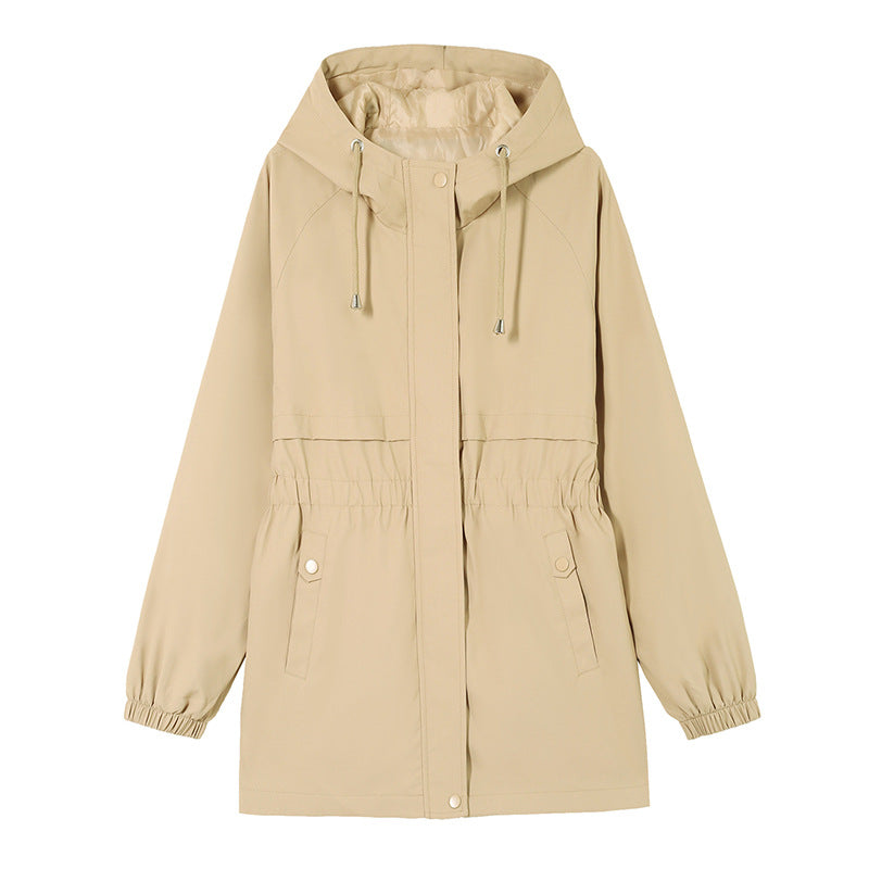 Women's Fleece Trench Thickened Warm Mid-length Casual Coats