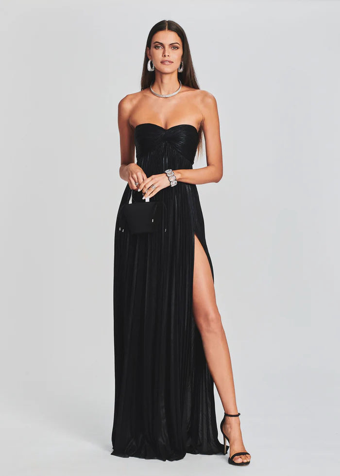 Women's Summer Dress Stylish Texture Sexy Slit Skirts