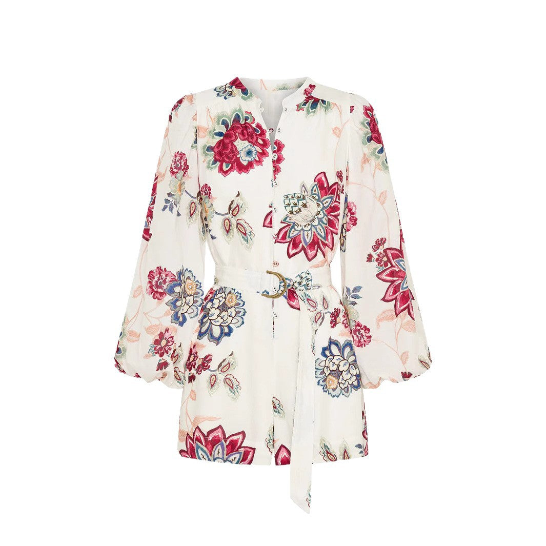 Popular Trendy New Elegant Linen Shirt Jumpsuits