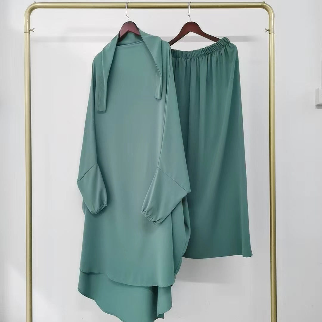 Robe Side Pocket Hooded Solid Color Dresses