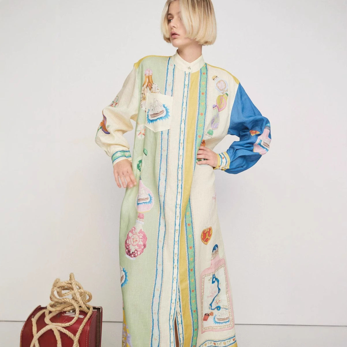 Innovative Unique Casual Fashion Printed Long Dress