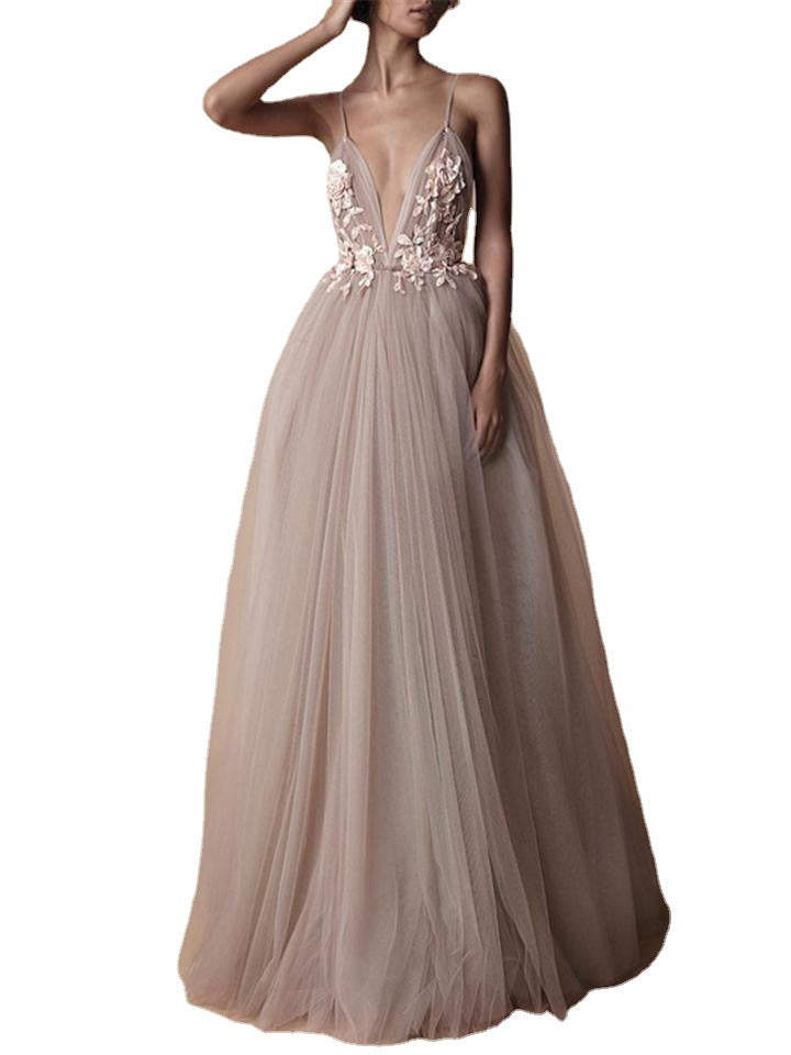 Women's Bridal Dress Banquet Sling Bridesmaid Dresses