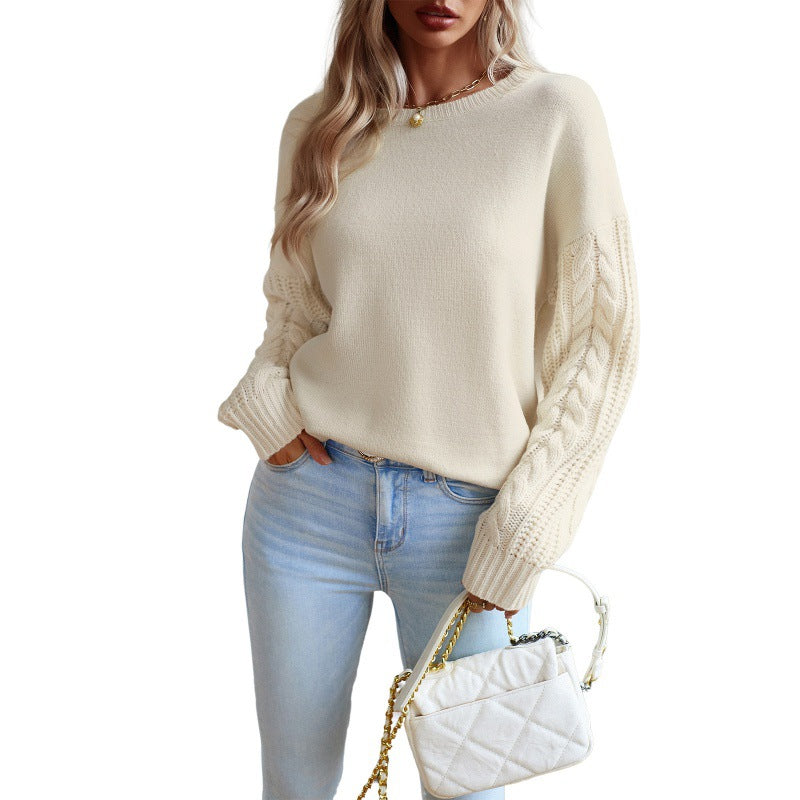 Women's Innovative Classic Round Neck Long-sleeved Sweaters