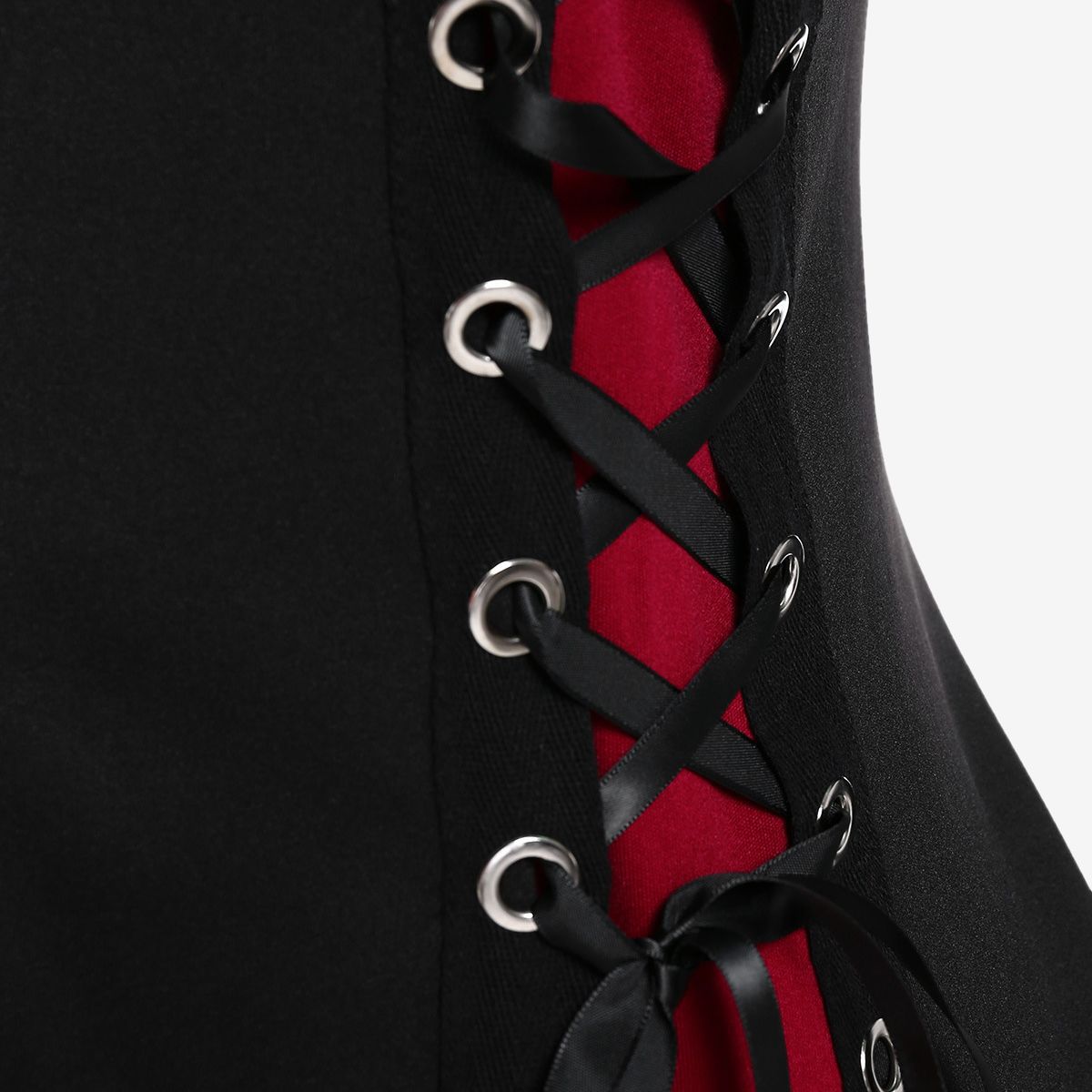 Women's Style Hooded Color Matching Mid-length Dress Dresses