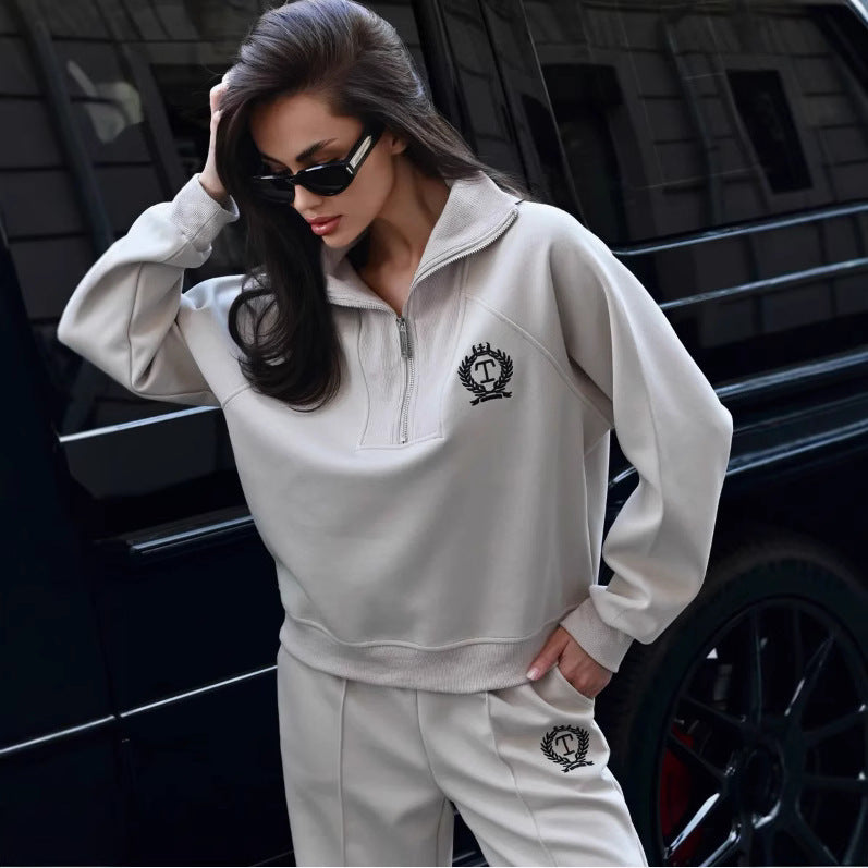 Women's Elegant Outfit Casual Exercise Two-piece Suits