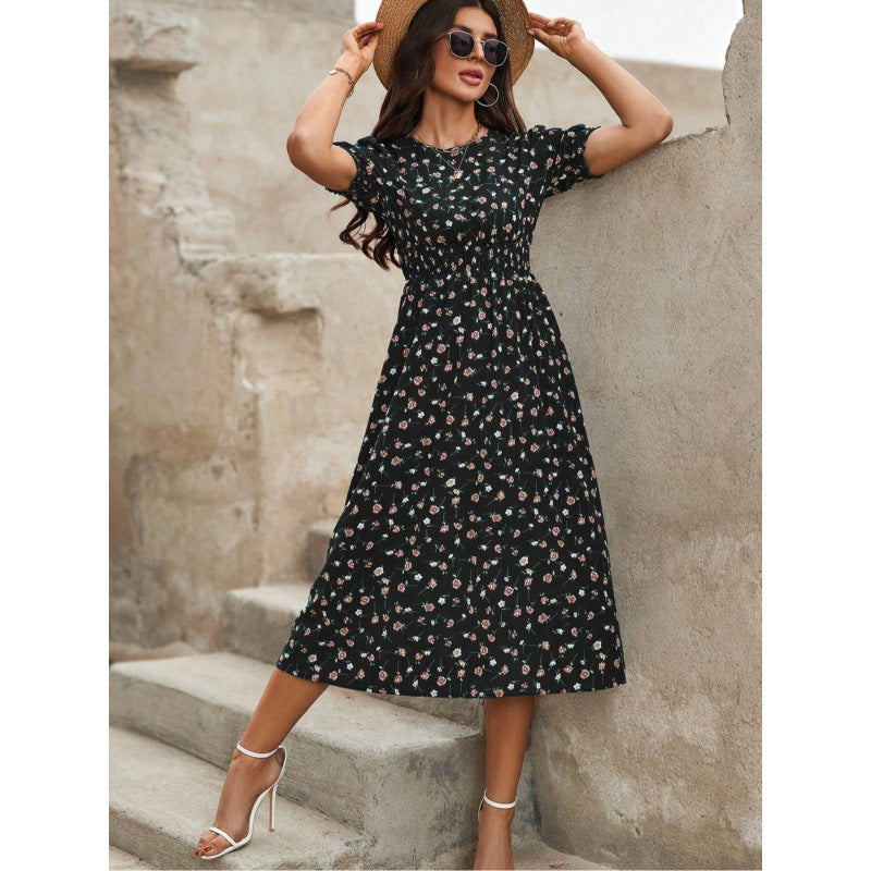 Popular Classy New Floral Vacation Style Dress