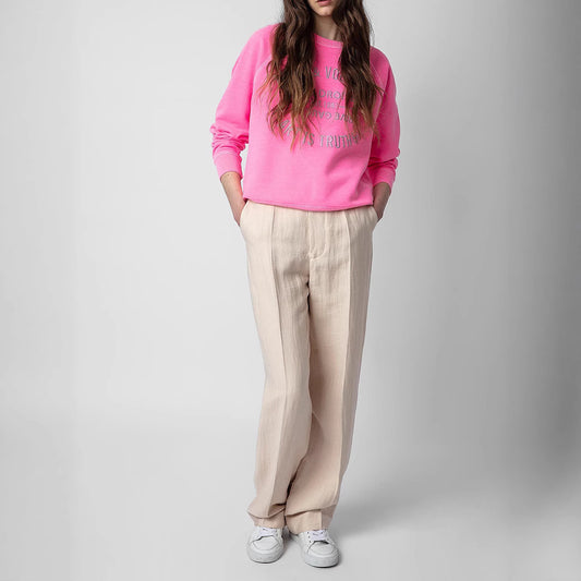 Women's Autumn French Niche Classic Letter Embroidery Sweaters