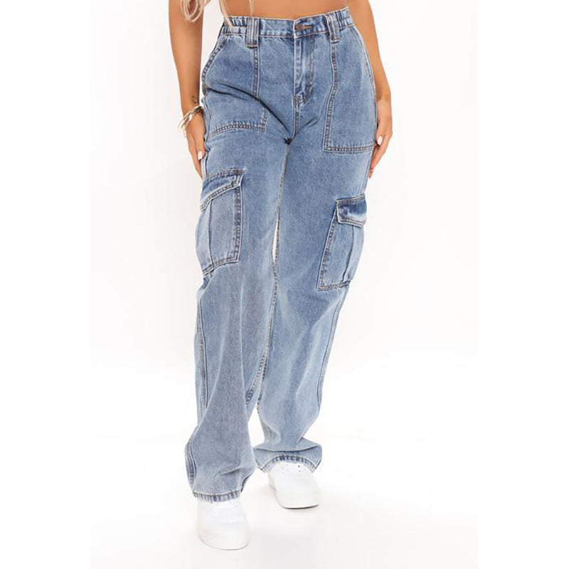 Women's Graceful Popular Trendy Charming Cargo Jeans
