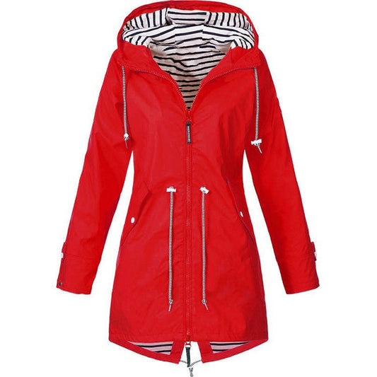 Women's Zipper Shell Three-in-one Outdoor Hooded Mountaineering Coats