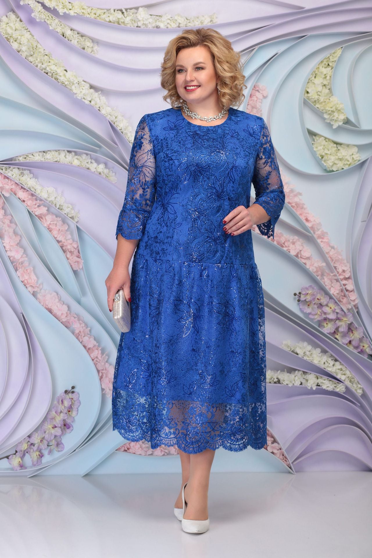 Women's Charming Dress Lace Embroidery Cocktail Dresses