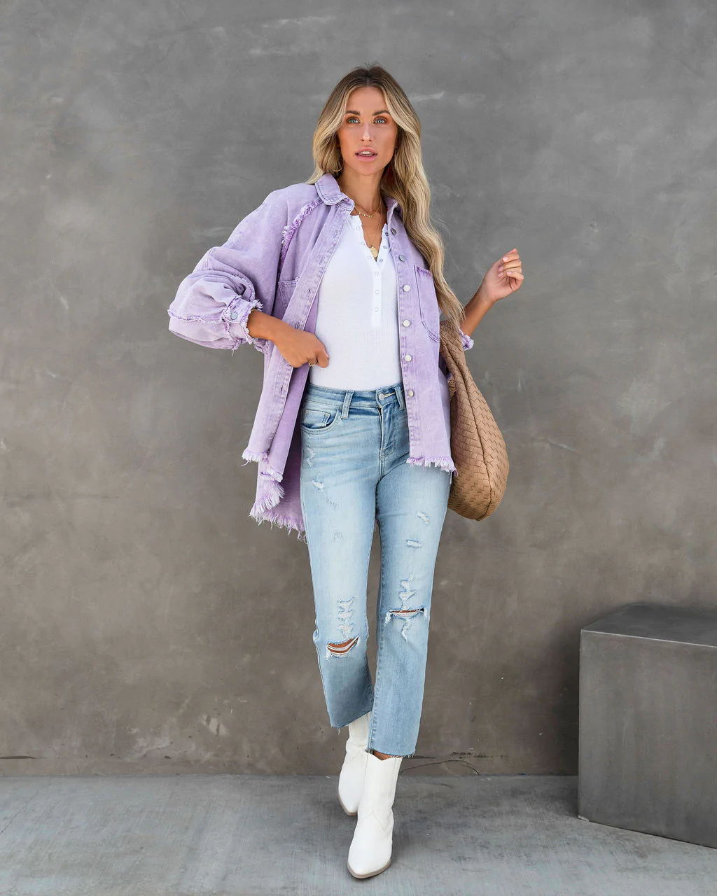 Women's Summer Casual Distressed Tassel Ripped Loose Jackets