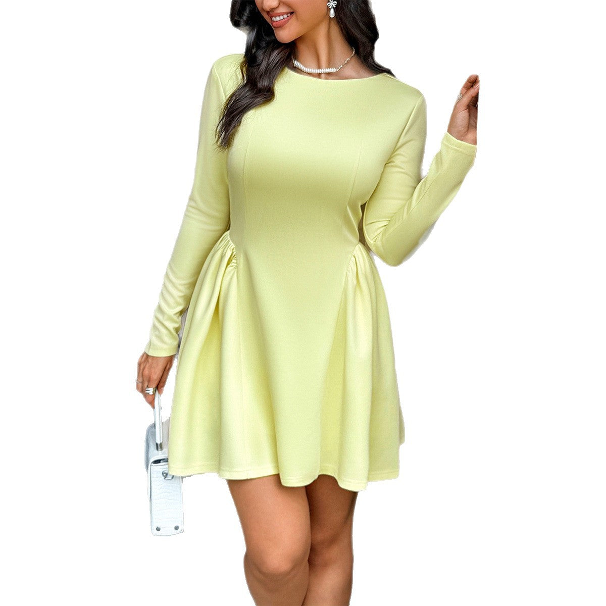 Women's Elegant Dress Style Long Sleeve Dresses