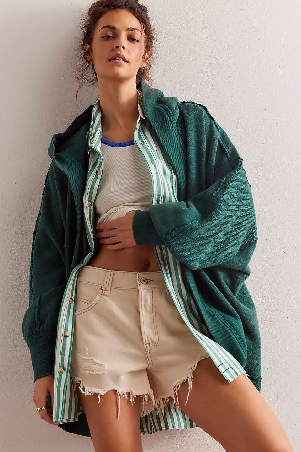 Women's Retro Sports Hoodie Fashion Casual Sweaters