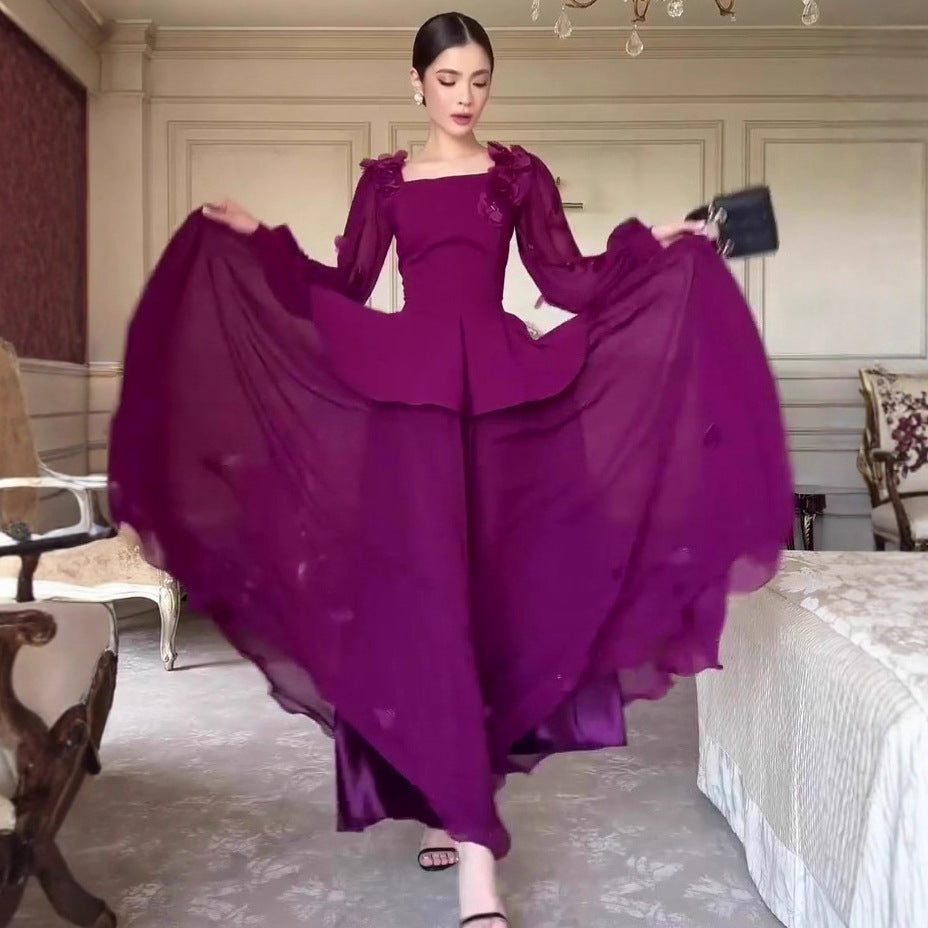 Women's Autumn Elegant Beautiful Retro Long Sleeve Dresses