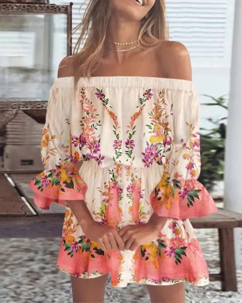 Unique Trendy Women's Sexy Fashion Printed Dress
