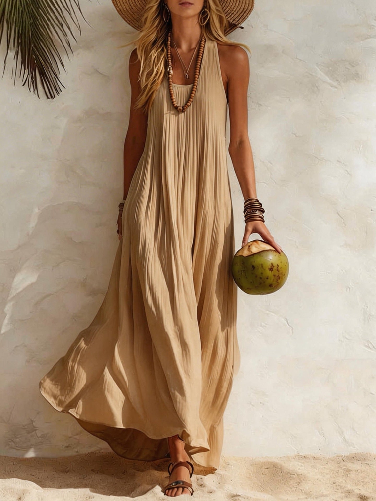 Women's Summer Seaside Vacation Style Loose Vests