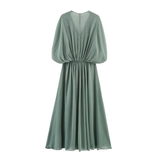 Women's Spring Mid-length Tight Waist Dress Dresses