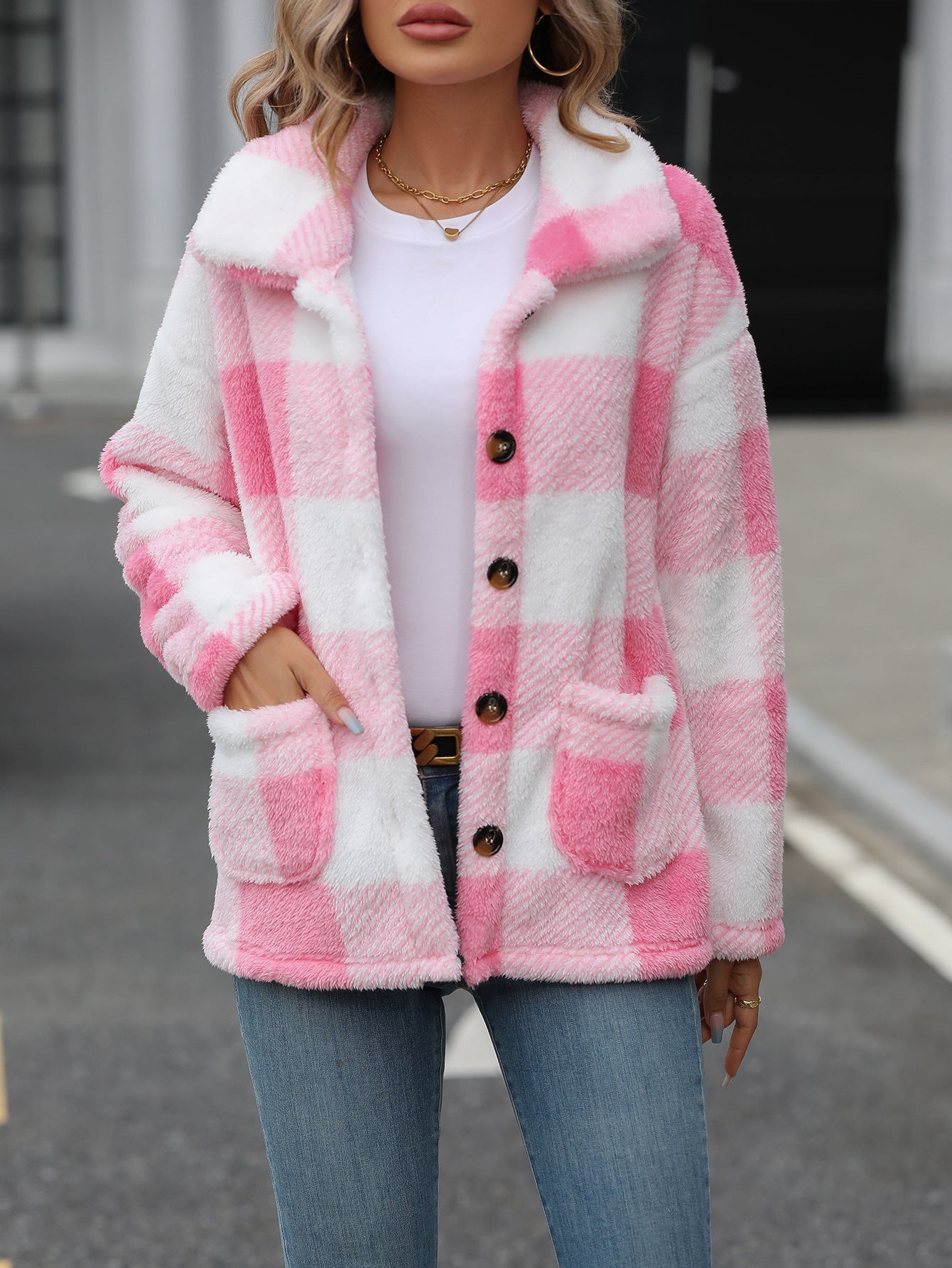 Women's Veet Fashion Wear Lapel Long Sleeve Coats