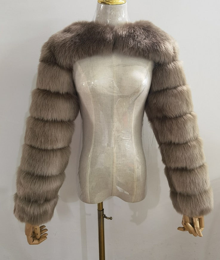 Women's Fur Shawl Super Fashion Wear Sexy Coats