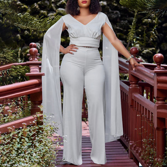 Women's Temperament Commute Wide Leg Two-piece Set Suits