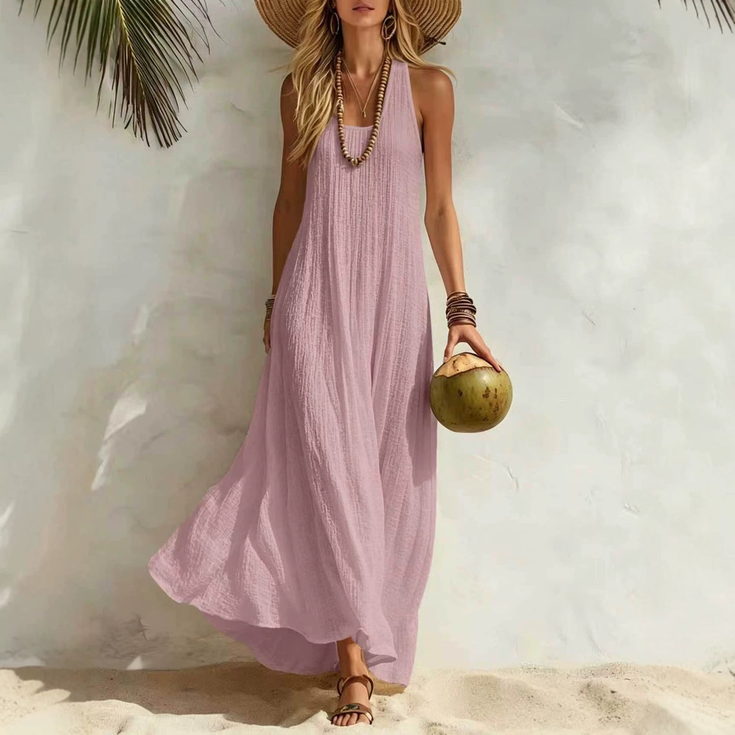 Women's Summer Seaside Vacation Style Loose Vests
