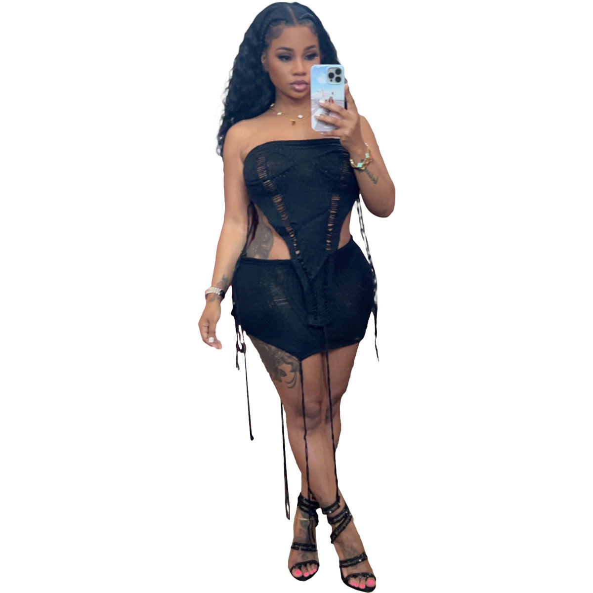 Versatile Attractive Urban Sexy Sleeveless Beach Fashion Casual Suit
