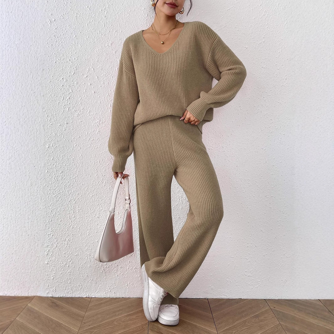 Women's Casual Fashion Wool Loose Solid Color Sweaters