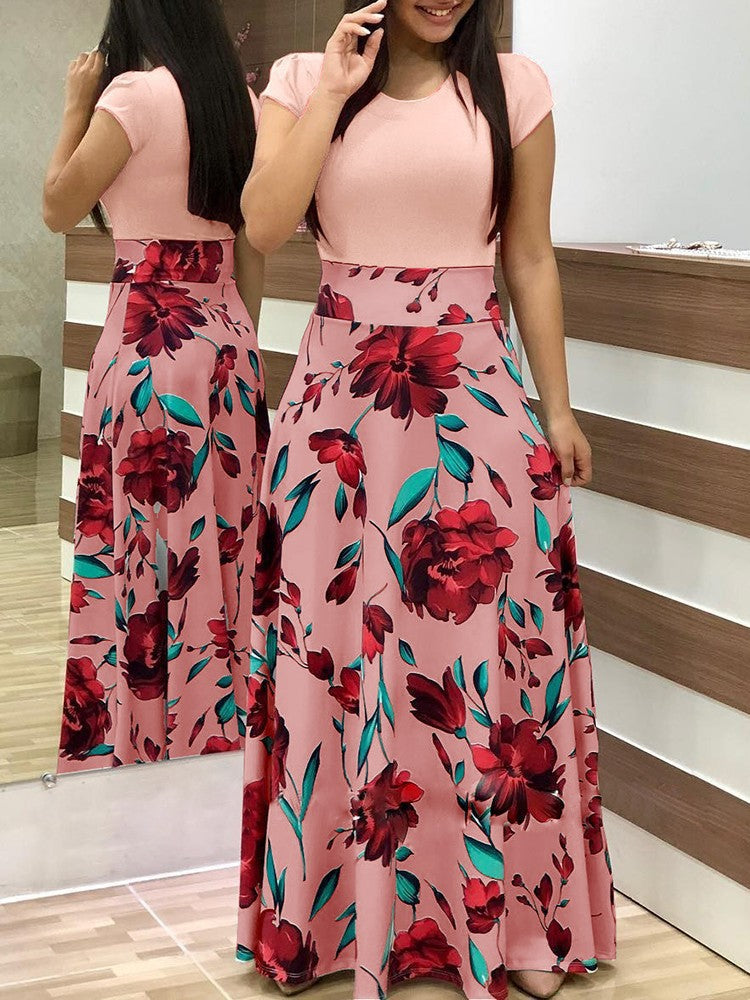 Pretty Women's Spring Style Retro Swing Dress