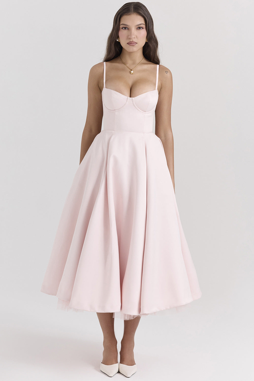 Women's Sexy Straps Tulle Large Swing Elegant Dresses