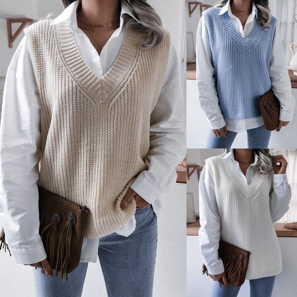 Versatile Women's Clearance Casual Loose Knitted Sweater