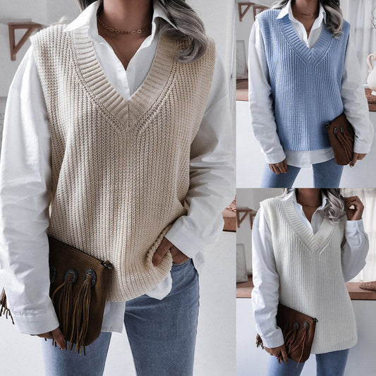 Versatile Women's Clearance Casual Loose Knitted Sweater