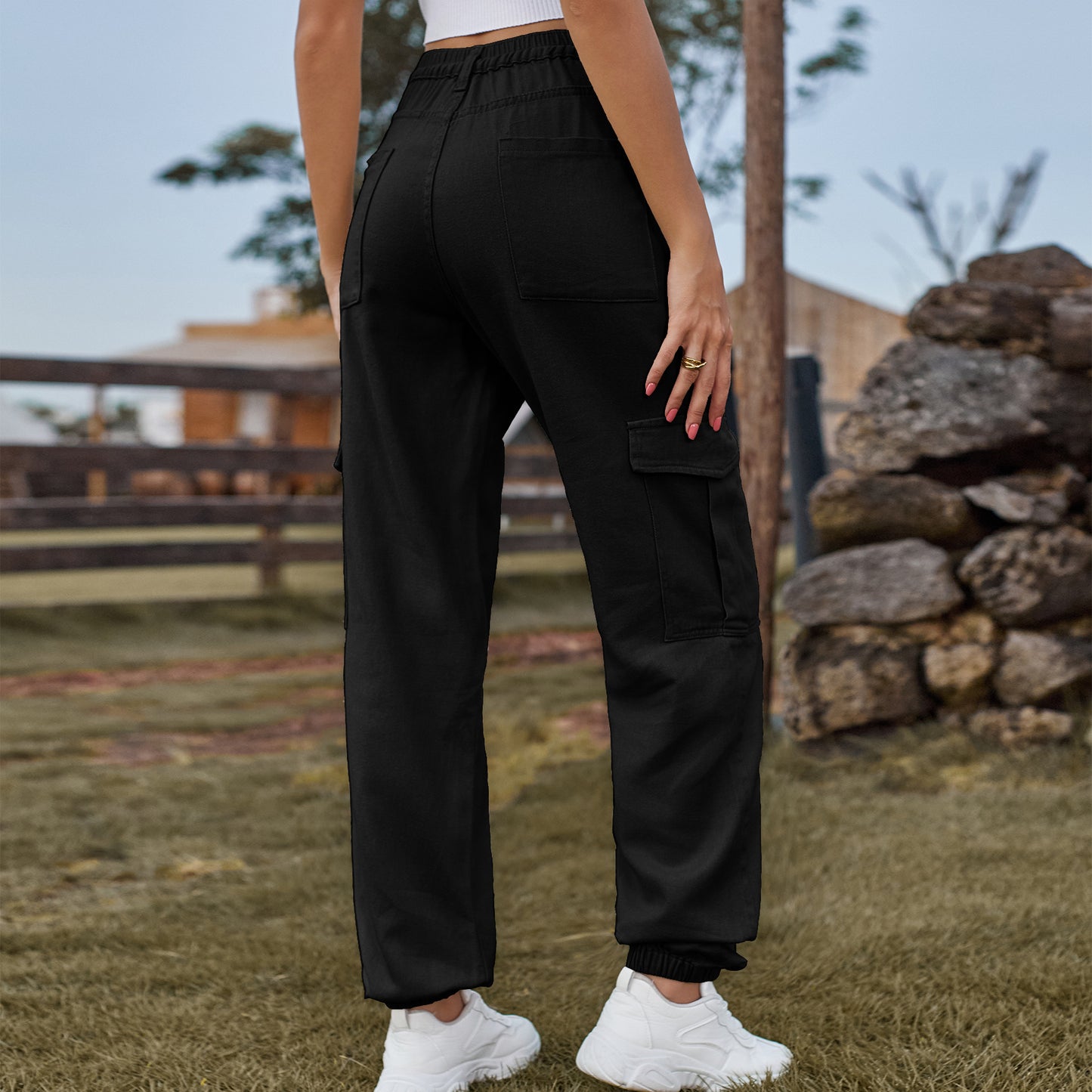 Women's Denim Design Personality Work Clothes Trousers Jeans