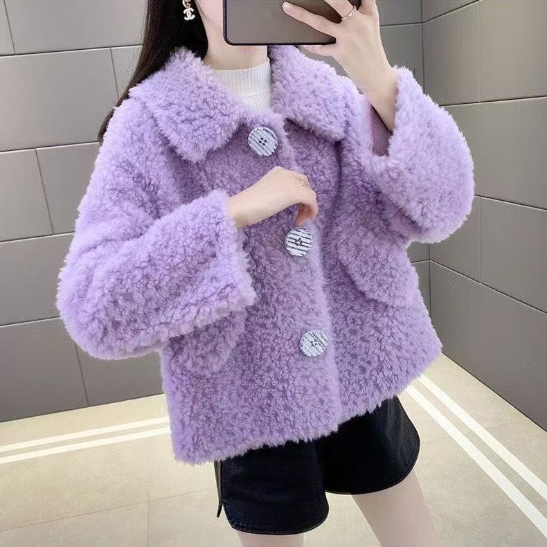 Faux Cashmere Light Fur Small One Fashion Women's Sweater, Sweater