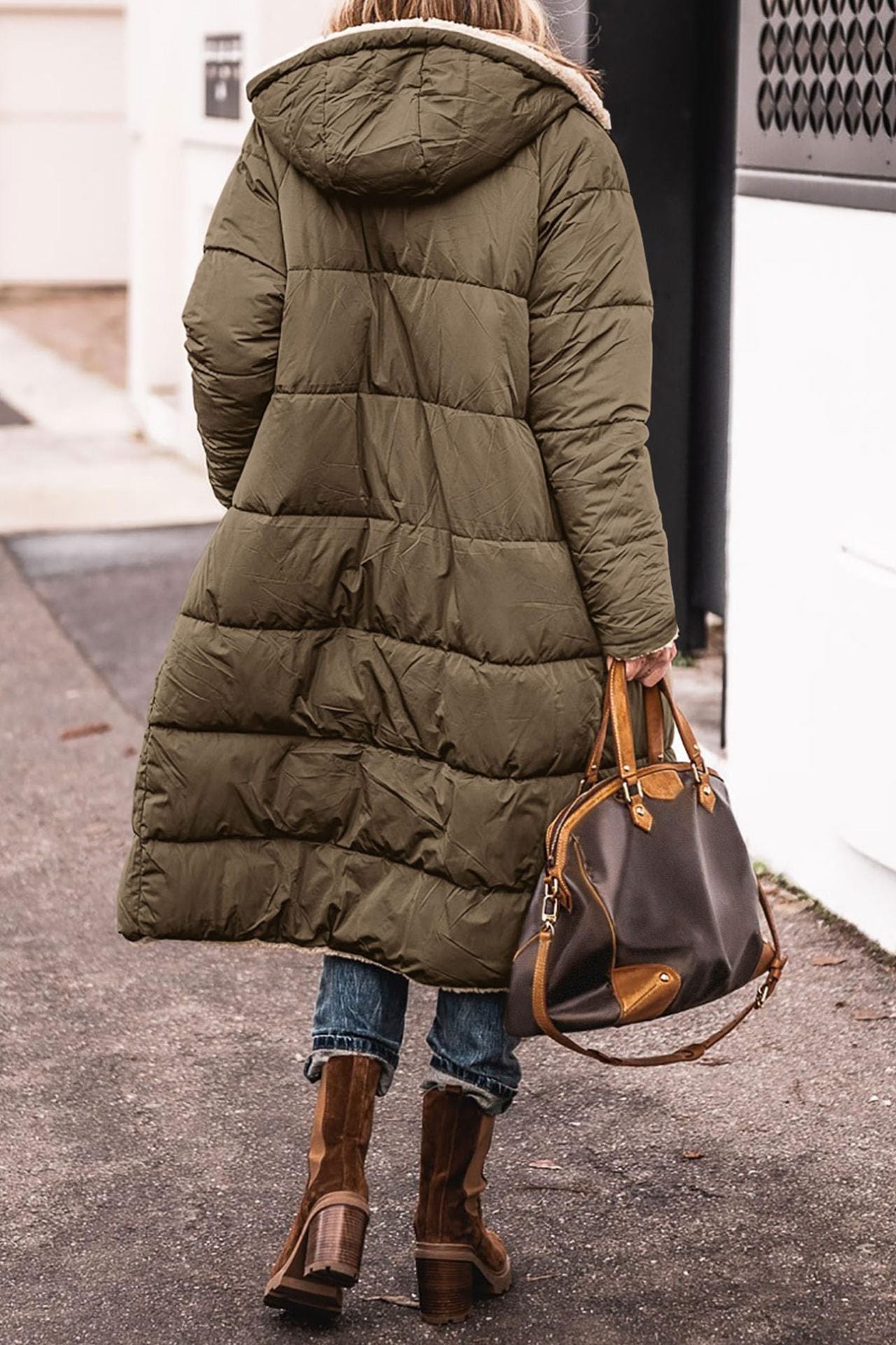 Women's Winter Warm Hooded Fur Collar Cotton Coats