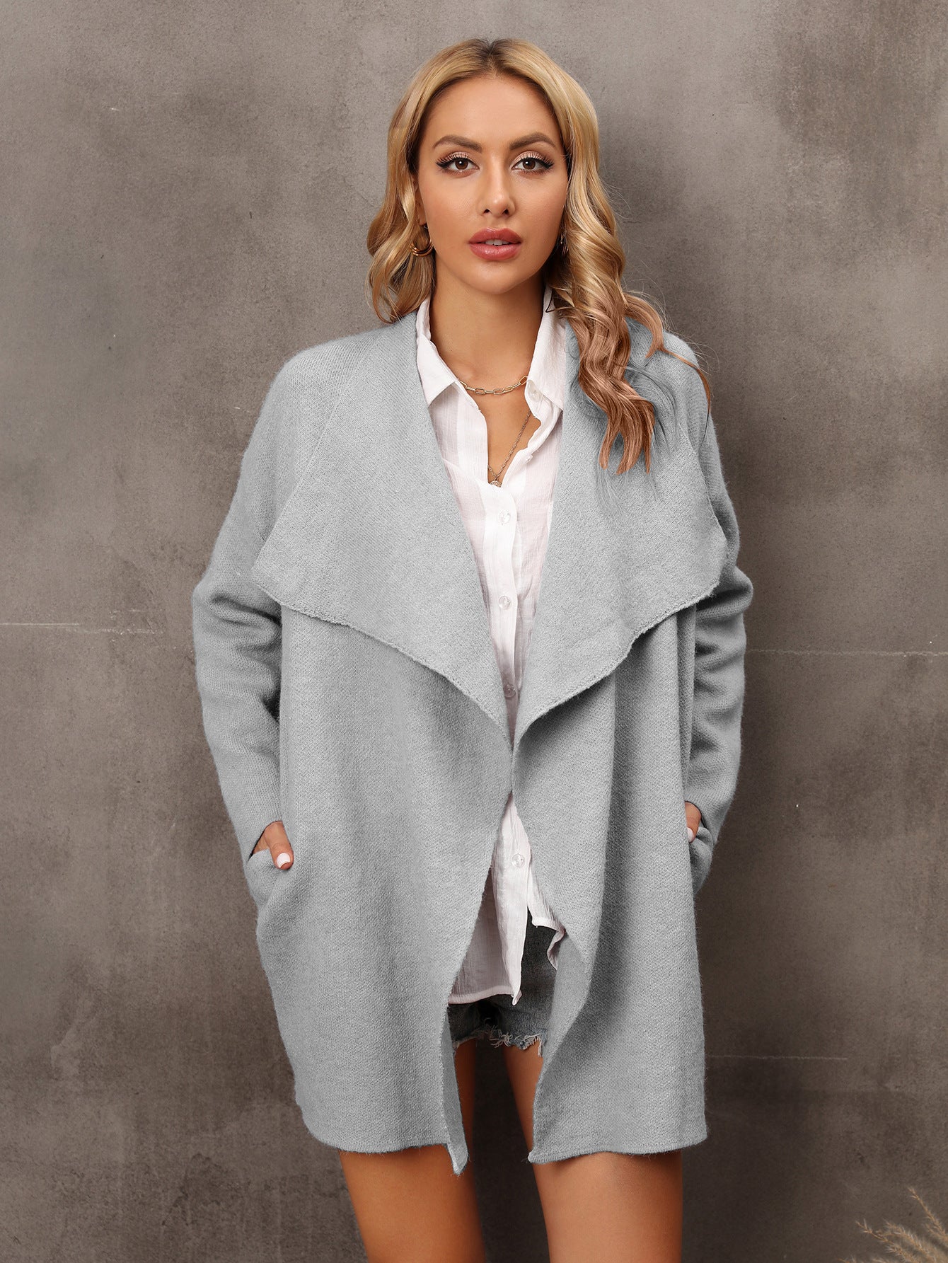 Women's Spring Long Personality Fashion Ol Knitted Women's Sweater