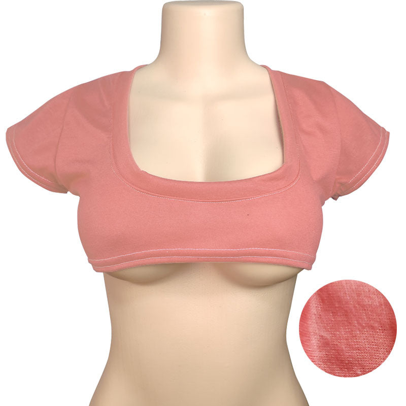Round Neck Ultra Navel T-shirt Sexy Blouses