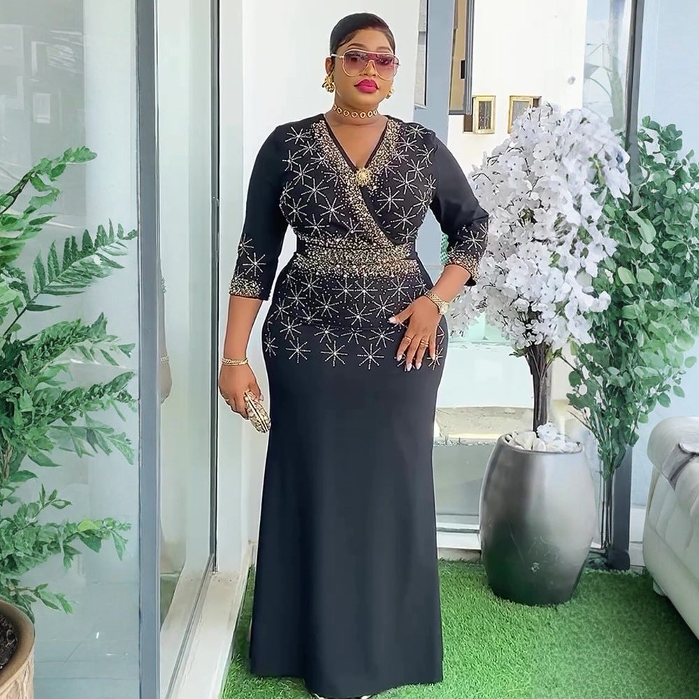 Women's Pretty Versatile Elegant Dress African Dresses
