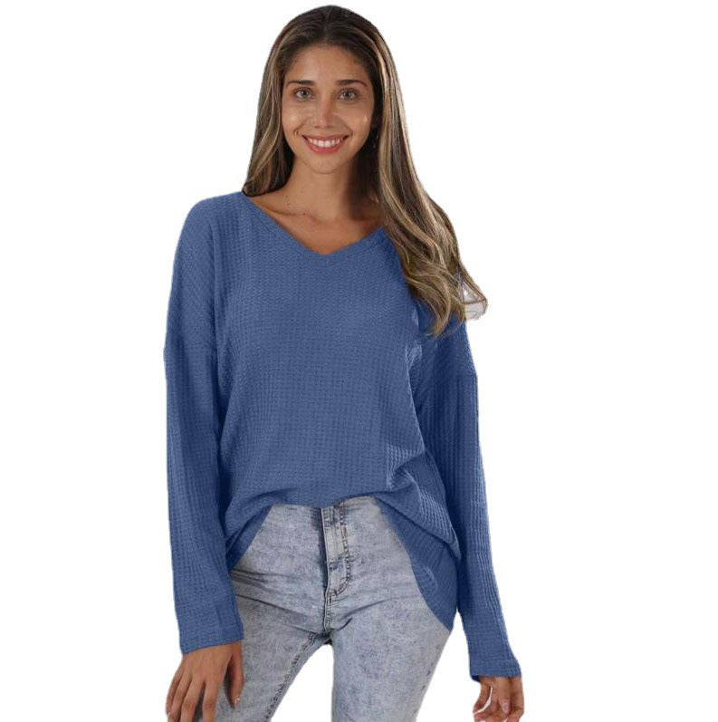 Classy Women's Loose Street Knitted Base Plus Size
