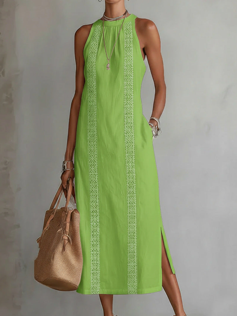 Women's Solid Color Loose Long Shirt Fashion Dress