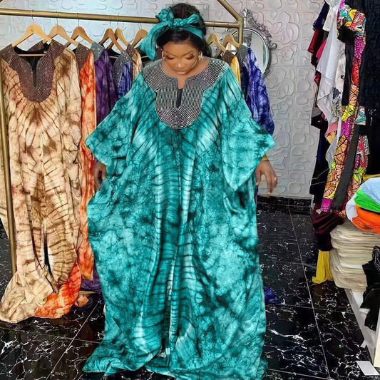 Printed Loose Robe African Ethnic Style Dresses